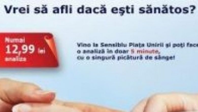 Analize de rutină rapide: o nouă oportunitate pentru sănătatea bucureștenilor