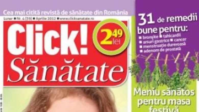 Explorarea Sănătății: Noutăți și Tradiții în Numărul din Aprilieie al Revistei Click! Sănătate