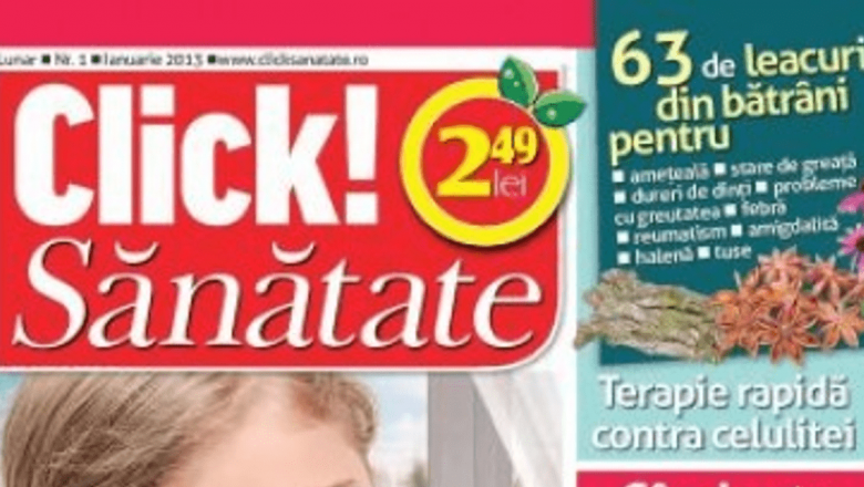 Revista Click! Sănătate de Ianuarie: Tematici Esențiale pentru Un Stil de Viață Sănătos