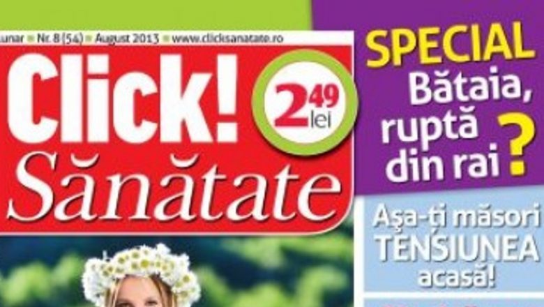 Revista Click! Sănătate de August: O Privire Detaliată asupra Sănătății și Bunăstării Familiei