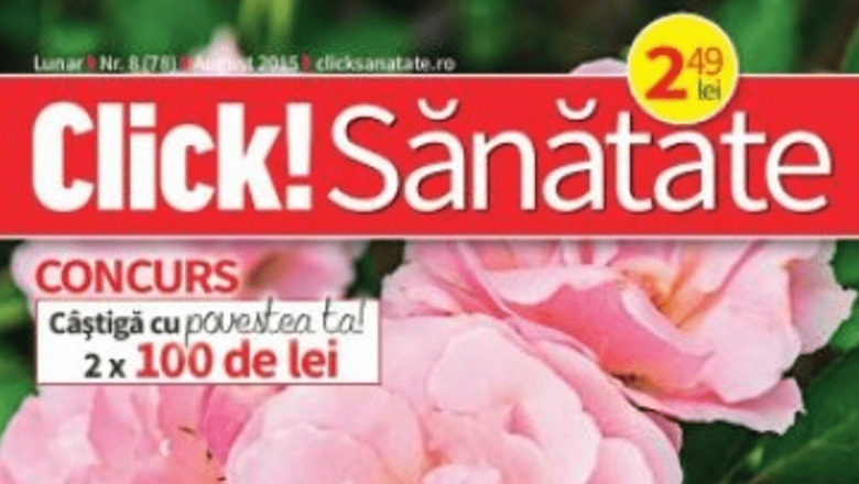 Explorarea Sănătății în Revista Click! Sănătate – August 2023: O Privire Detaliată Asupra Temelor Esențiale