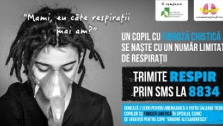 Campania #vreausarespir: O șansă pentru copiii cu fibroză chistică din România
