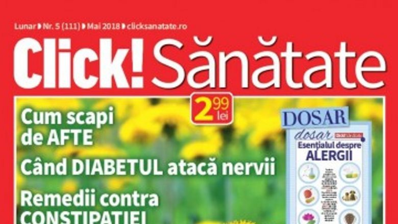 Provocările alergiilor sezoniere: Analiza numărului de mai al revistei Click! Sănătate