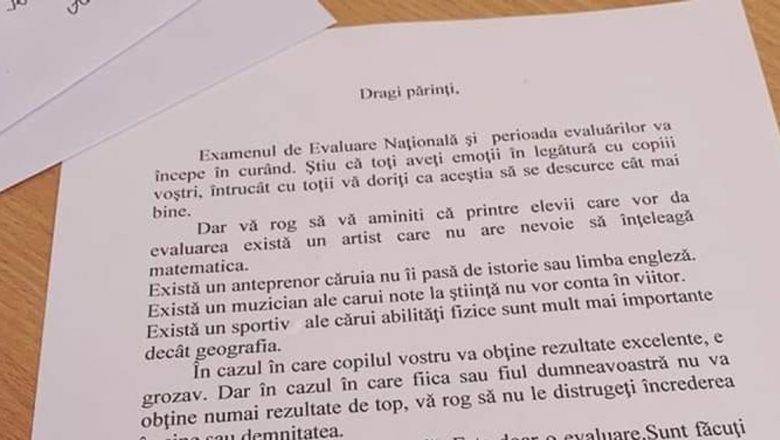 Mesajul unui profesor care a revoluționat percepția părinților asupra educației și evaluării copiilor