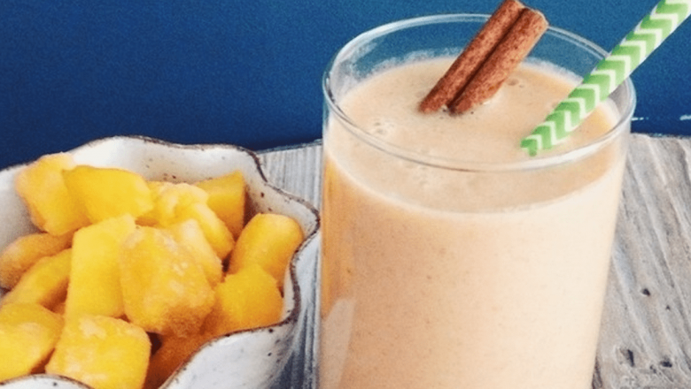 Smoothie cu Ghimbir, Mango și Ceai: O Alternativă Sănătoasă la Cafea