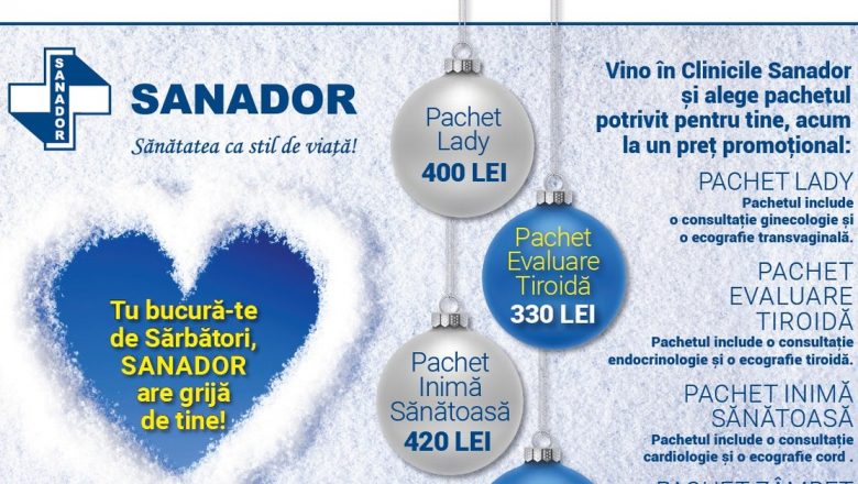 Sărbători fără griji: Cum pachetele medicale de la Sanador pot transforma experiența festivă