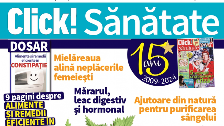 Revista Click!Sănătate: 15 ani de inovație în informarea sănătății publice