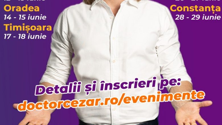 Doctor Cezar pune sănătatea pe primul loc: Turneul național “Ia-ți sănătatea în propriile mâini”