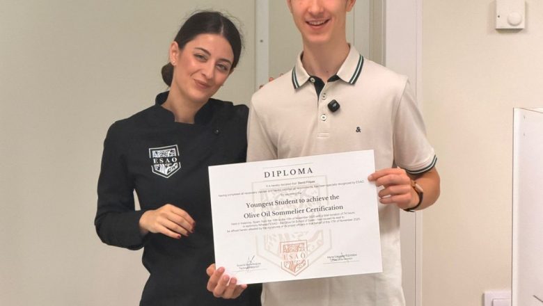 David Filipas: Povestea celui mai tânăr somelier de ulei de măsline din lume