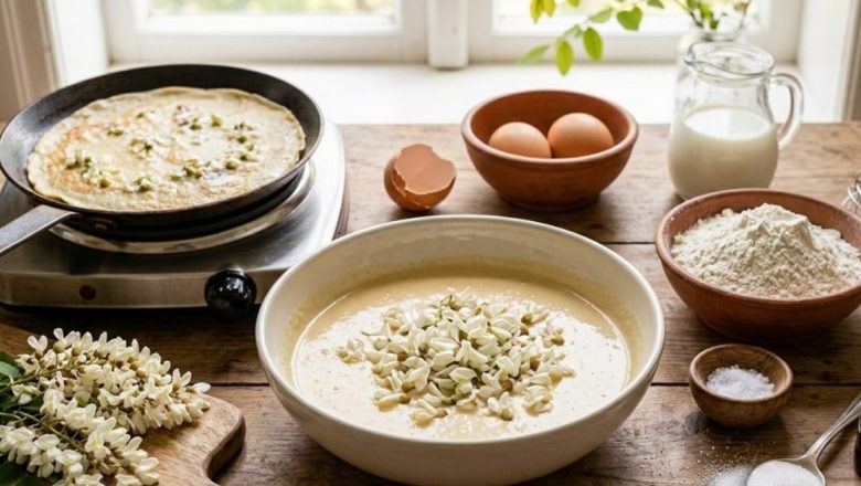 Clătitele cu flori de salcâm: Un Deliciu Tradițional de Primăvară