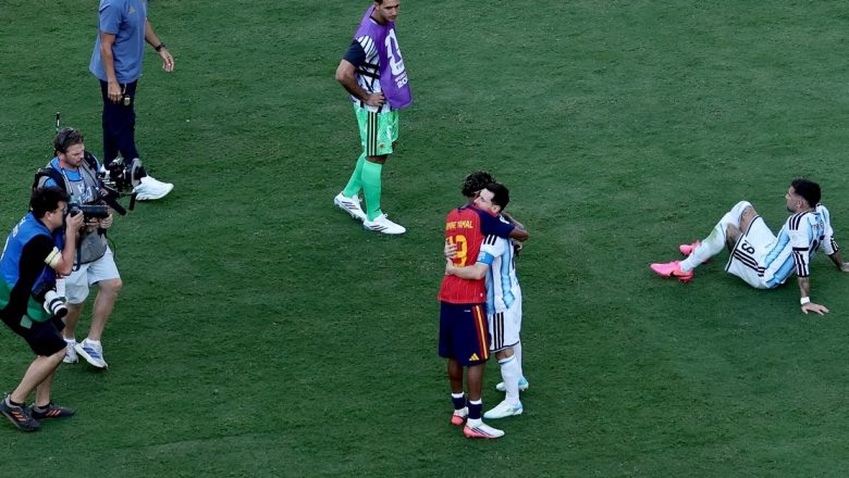 Momentul Emoționant de la Campionatul Mondial: Îmbărbătarea lui Messi de către Yamal